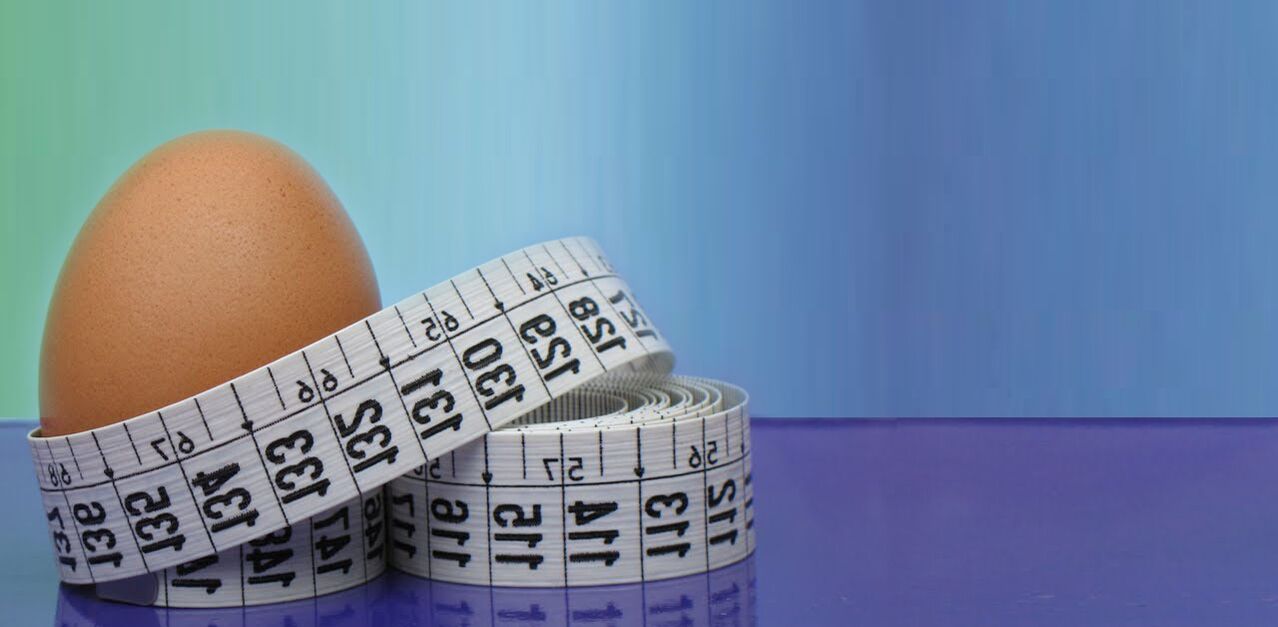 Eggs and centimeters